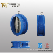 Wafer Válvula de retención de hierro fundido con Ce ISO Wras aprobado